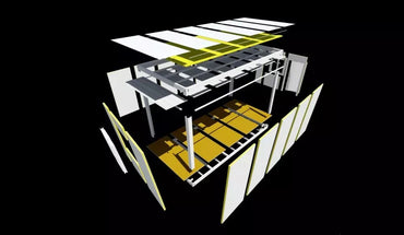 8 fots Selvmonterende Container