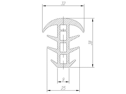 PAKNING FOR CONTAINERE 32mm