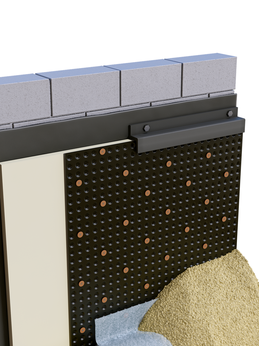 PROFIL FOR GRUNNMURSFOLIE  GEO LINE