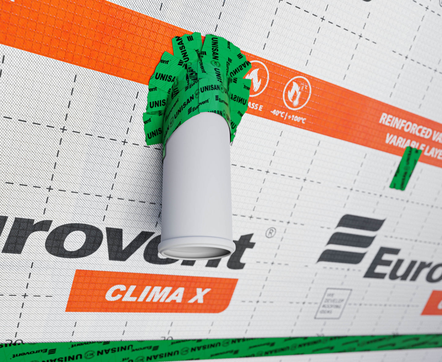 UNIVERSAL ENKELTSIDIG TAPE UNISAN  60mm×25mb