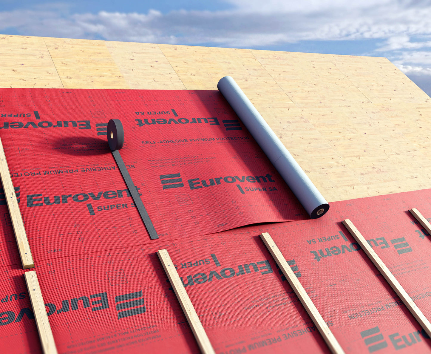 SELVKLEBENDE TAKMEMBRAN SUPER SA 1,5x30mb=45m2