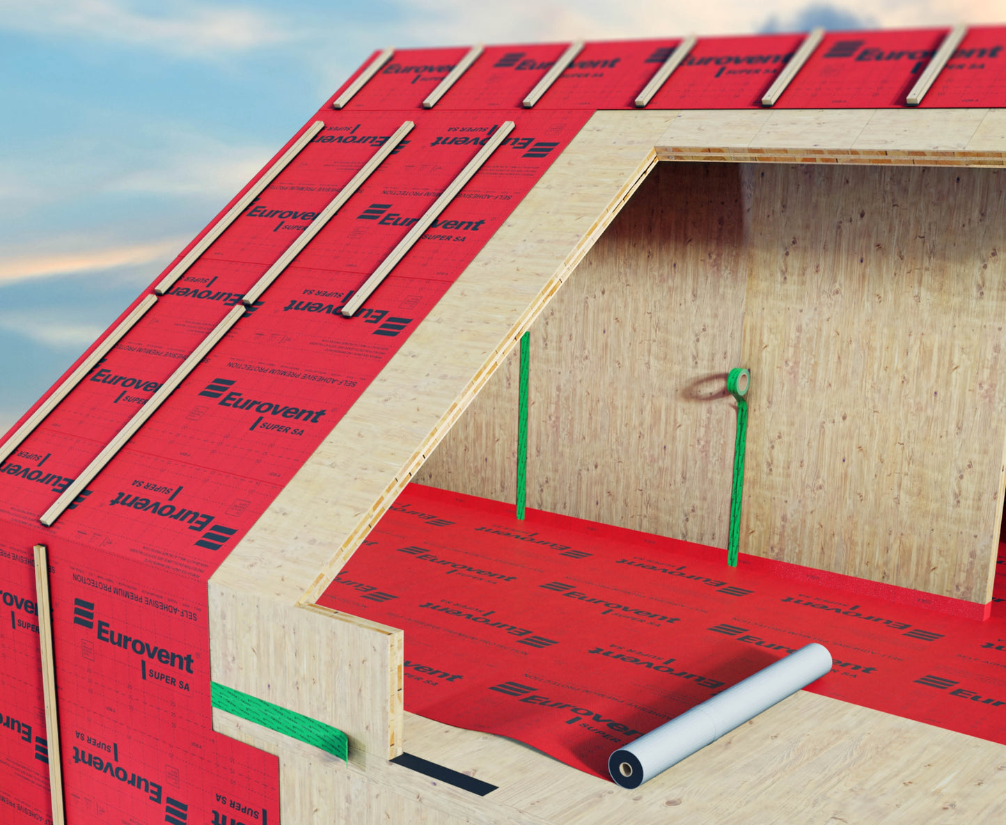 SELVKLEBENDE TAKMEMBRAN SUPER SA 1,5x30mb=45m2